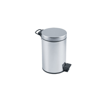 PEDALLI ÇÖP KOVASI KROM 5 LT resmi