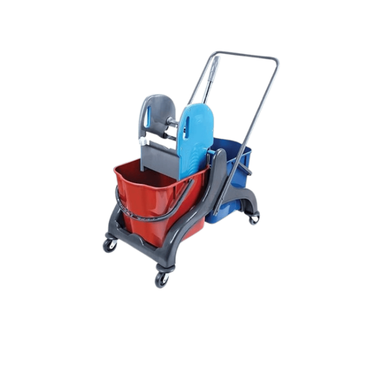 PLASTİK ÇİFT KOVALI TEMİZLİK ARABASI resmi