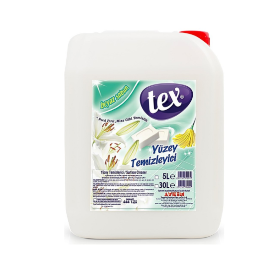 TEX YÜZEY TEMİZLEYİCİ SABUN KOKULU 5 KĞ resmi