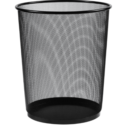 METAL MASA ALTI ÇÖP KOVASI DELİKLİ 13LT resmi