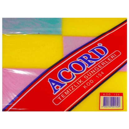 ACORD TEMİZLİK SÜNGERİ 12Lİ KOD:164 resmi