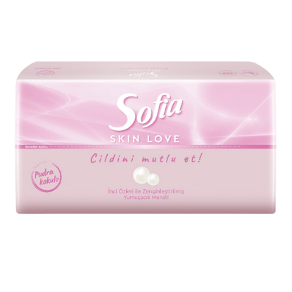 SOFİA PUDRALI HAVLU 100lü resmi