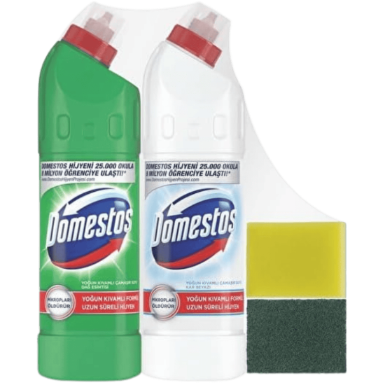 DOMESTOS DAĞ+KARBEYAZ+2Lİ SÜNGER SET resmi