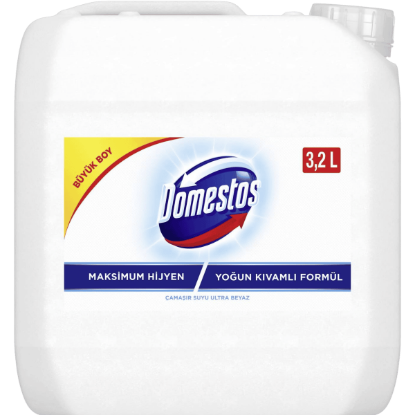 DOMESTOS ÇAMAŞIR SUYU BEYAZ 3,2LT resmi