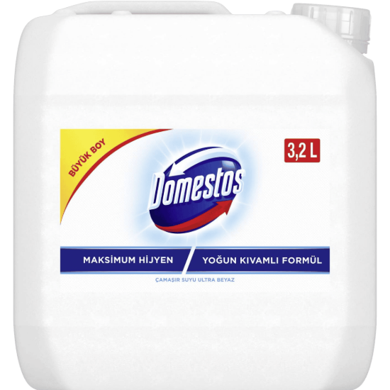 DOMESTOS ÇAMAŞIR SUYU BEYAZ 3,2LT resmi