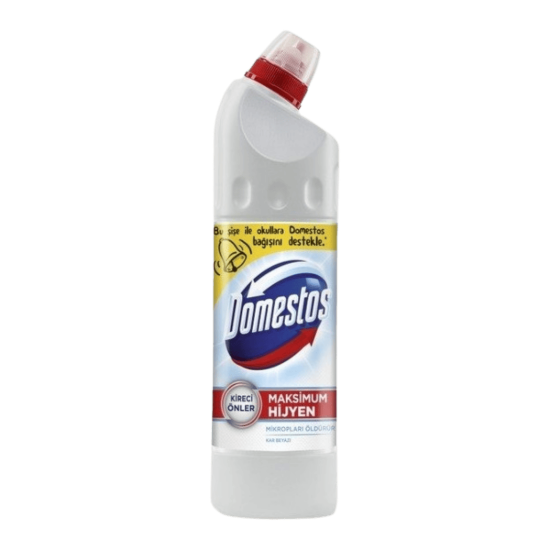 DOMESTOS ÇAMAŞIR SUYU KAR BEYAZ 1LT resmi