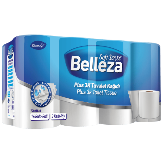 BELLEZA PLUS 3KATLI TUVALET KAĞIDI 16lı resmi