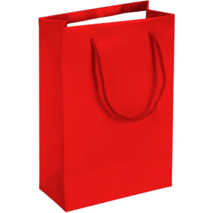KAĞIT ÇANTA KIRMIZI resmi